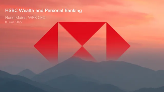 HSBC — HSBC Wealth and Personal Banking investment banking deck cover
