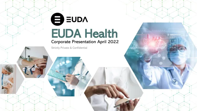 Euda Health investment banking deck cover