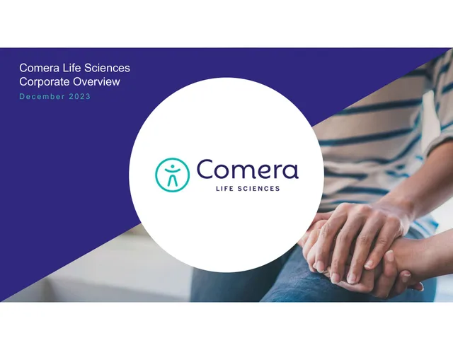 Comera — Comera Life Sciences Corporate Overview investment banking deck cover