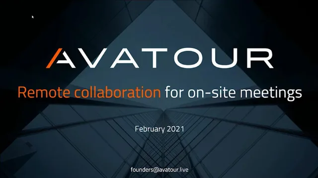 Avatour investment banking deck cover