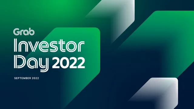 Grab — Grab Investor Day 2022 investment banking deck cover