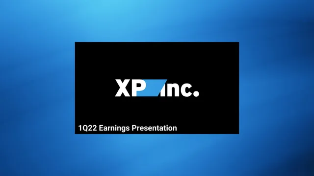 Xp Inc — cover slide investment banking deck cover