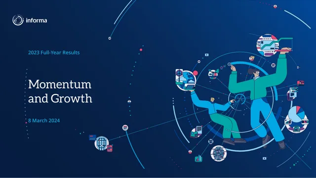 Informa — Momentum and Growth investment banking deck cover