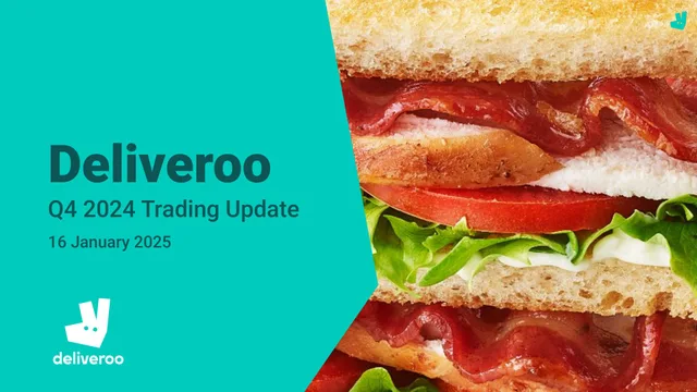 Deliveroo investment banking deck cover