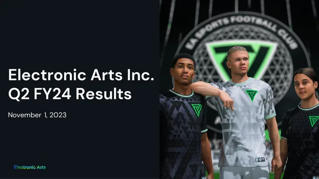 Electronic Arts — Electronic Arts Inc. Q2 FY24 Results investment banking deck cover