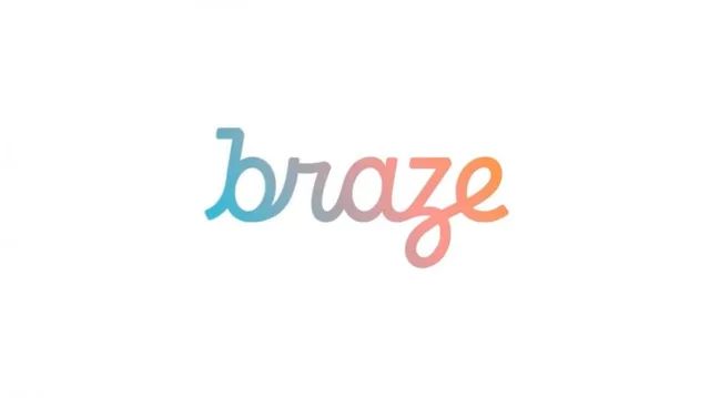 Braze — cover slide investment banking deck cover