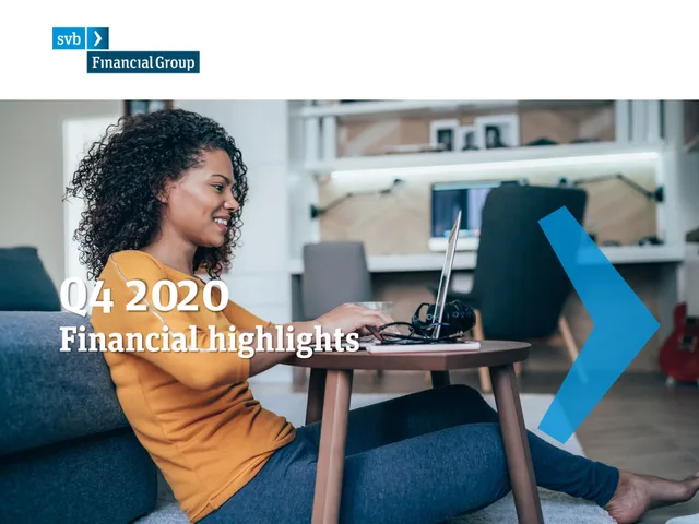 Silicon Valley Bank — Q4 2020 Financial highlights investment banking deck cover