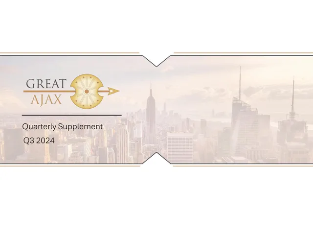Great Ajax — Cover Slide investment banking deck cover