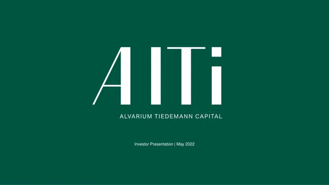 Alti — AITi investment banking deck cover