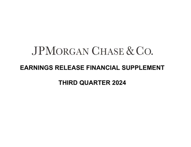 J P Morgan — Jpmorgan Chase & Co. investment banking deck cover