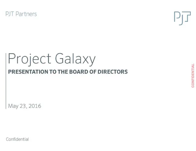 Pjt Partners — Project Galaxy investment banking deck cover
