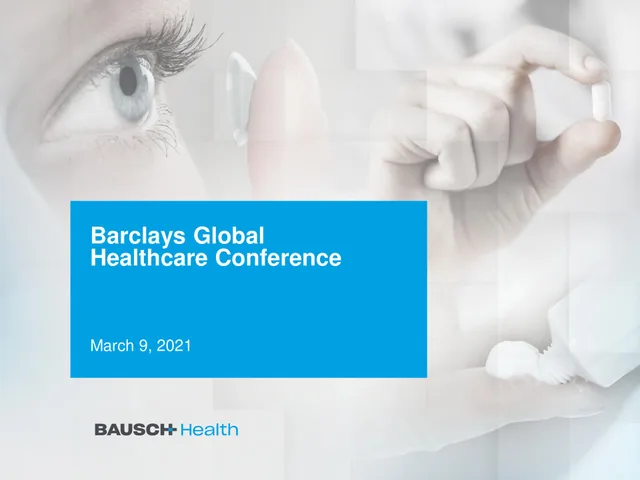 Bausch Health — Barclays Global Healthcare Conference investment banking deck cover