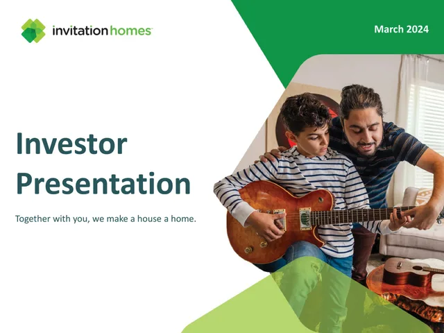 Invitation Homes — Investor Presentation investment banking deck cover