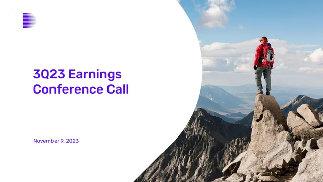 Despegar — 3Q23 Earnings Conference Call investment banking deck cover
