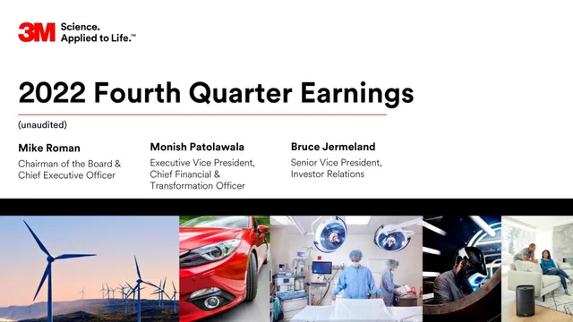 3m — 2022 Fourth Quarter Earnings investment banking deck cover