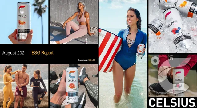 Celsius Holdings — August 2021 | ESG Report investment banking deck cover