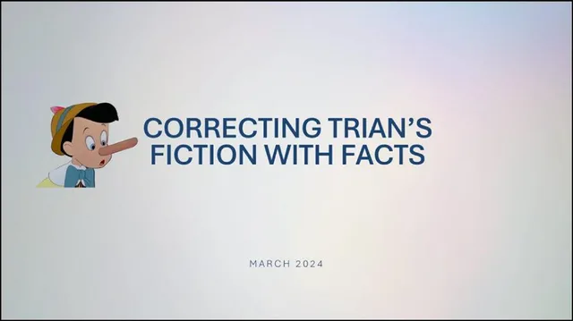Disney — Correcting Trian’s Fiction With Facts deck cover