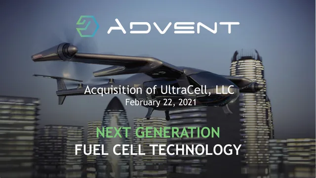 Advent — Title Slide investment banking deck cover