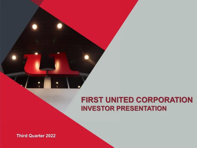 First United Corporation — First United Corporation Investor Presentation investment banking deck cover