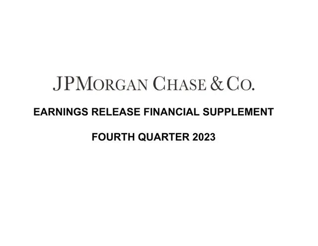 J P Morgan — Jpmorgan Chase & Co. investment banking deck cover