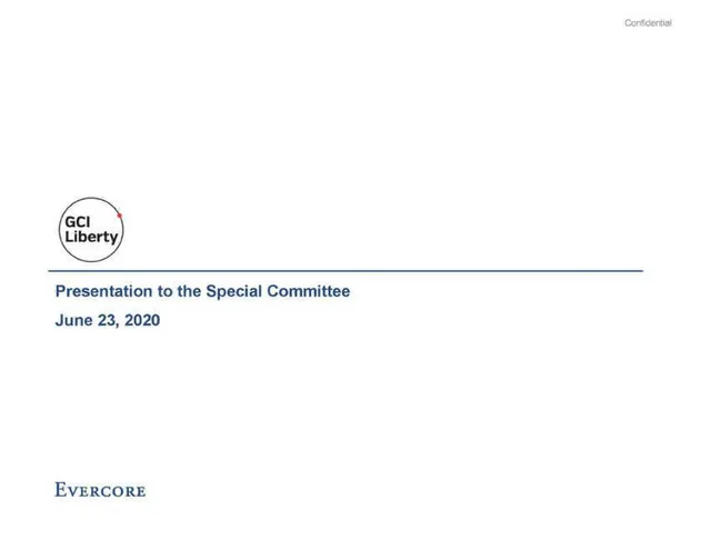 Evercore — Presentation to the Special Committee investment banking deck cover