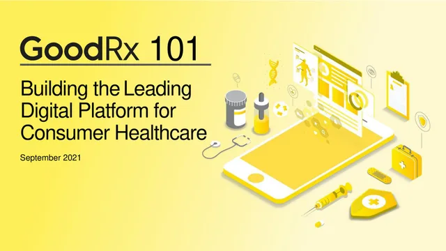 Goodrx — GoodRx 101 investment banking deck cover