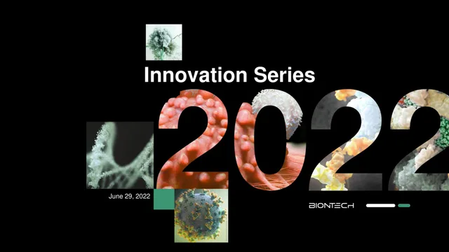 Biontech — Innovation Series 2022 investment banking deck cover