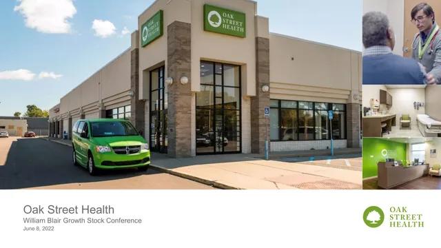 Oak Street Health investment banking deck cover