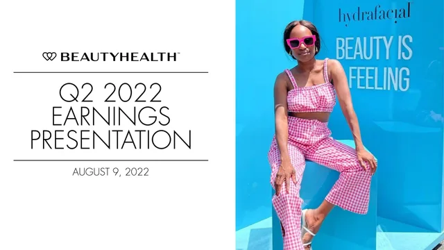 Hydrafacial — Q2 2022 Earnings Presentation investment banking deck cover