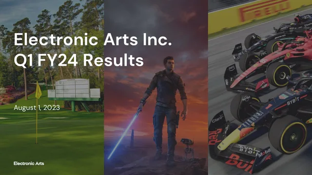 Electronic Arts — Electronic Arts Inc. Q1 FY24 Results investment banking deck cover