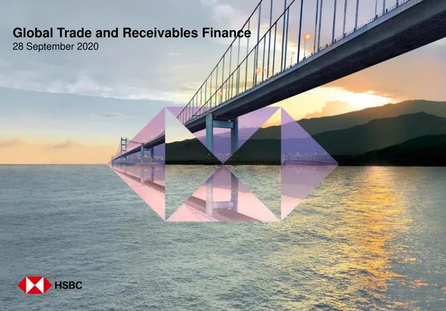 HSBC — Global Trade and Receivables Finance investment banking deck cover