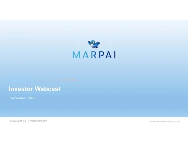 Marpai — Investor Webcast investment banking deck cover