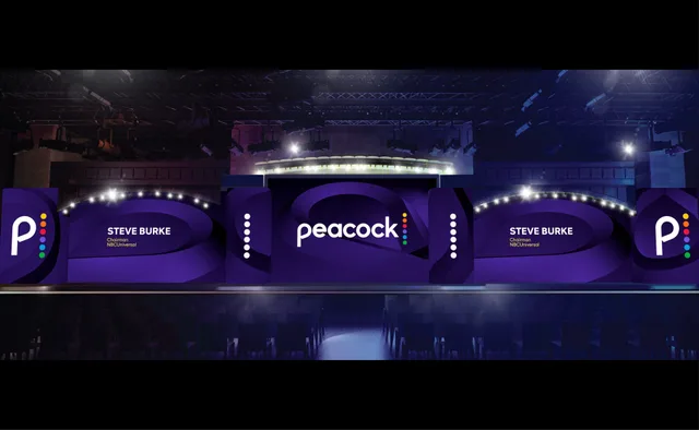 Comcast — Event Stage Backdrop investment banking deck cover