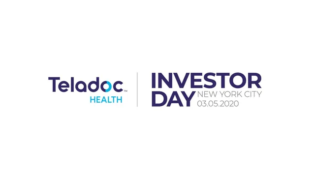 Teladoc — Title Slide investment banking deck cover