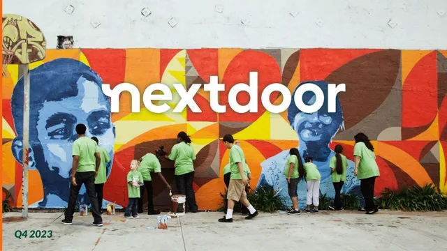 Nextdoor investment banking deck cover
