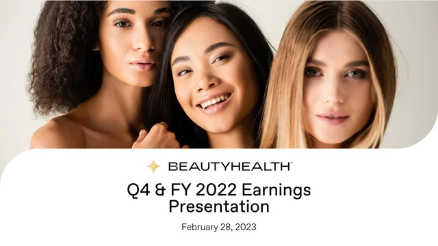 Hydrafacial — Q4 & FY 2022 Earnings Presentation investment banking deck cover