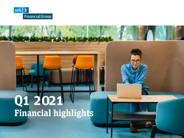 Silicon Valley Bank — Q1 2021 Financial highlights investment banking deck cover