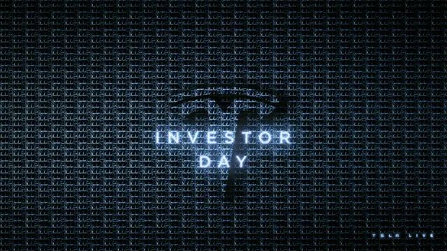 Tesla — Event Title Slide investment banking deck cover