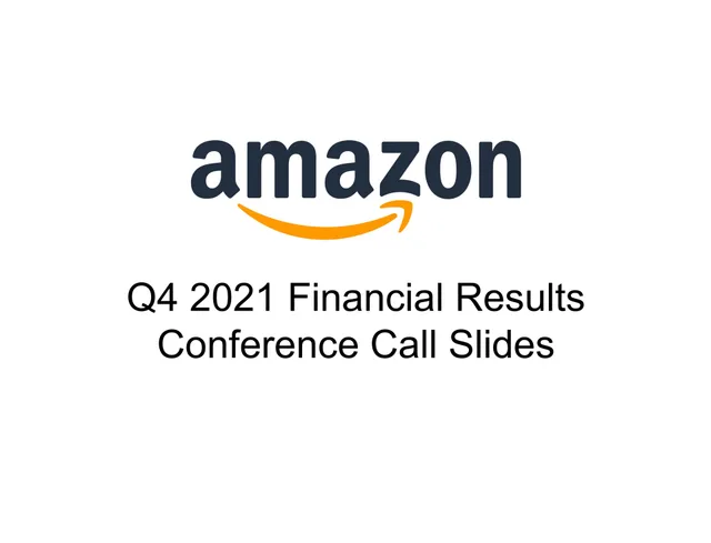 Amazon — Cover Slide investment banking deck cover