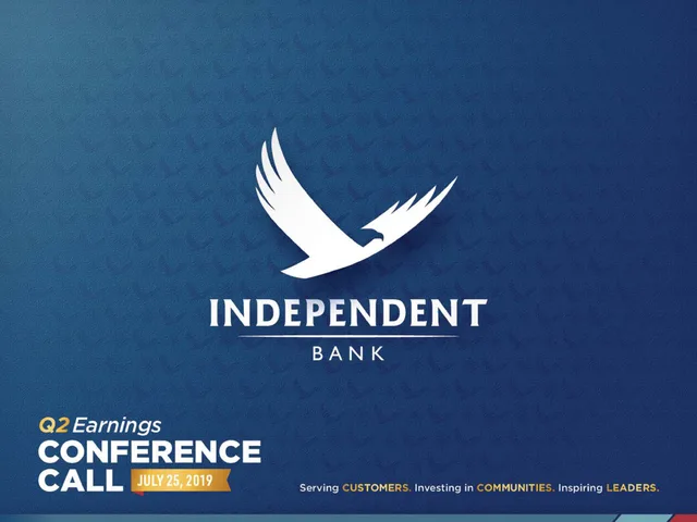 Independent Bank Corp — Independent Bank investment banking deck cover