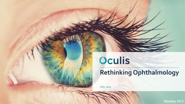 Oculis investment banking deck cover