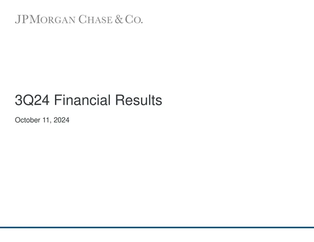 J P Morgan — 3Q24 Financial Results deck cover
