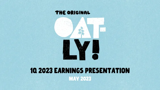 Oatly — Title Slide investment banking deck cover