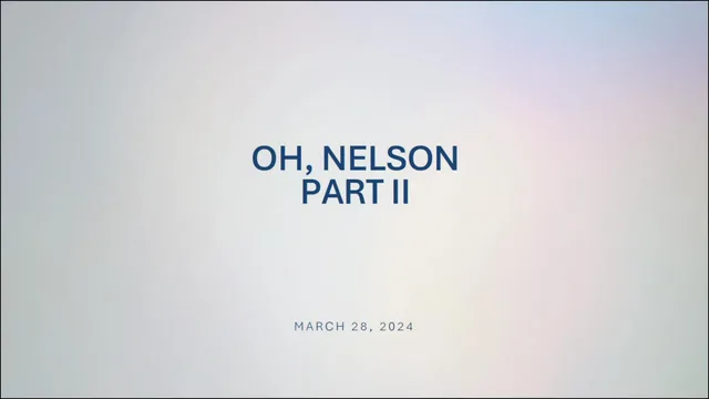 Disney — Oh, Nelson Part Ii investment banking deck cover
