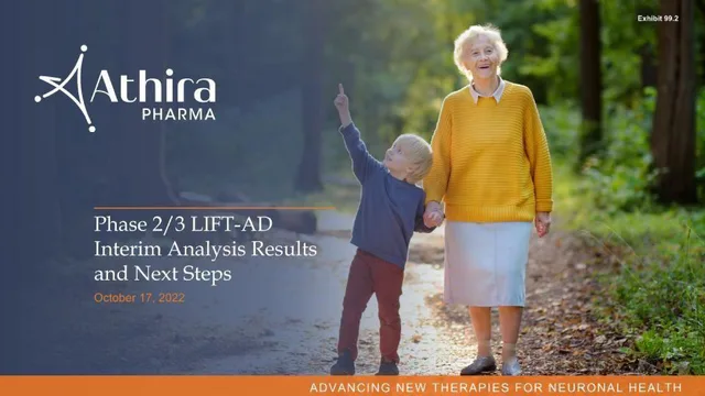 Athira Pharma — Phase 2/3 LIFT-AD Interim Analysis Results and Next Steps investment banking deck cover