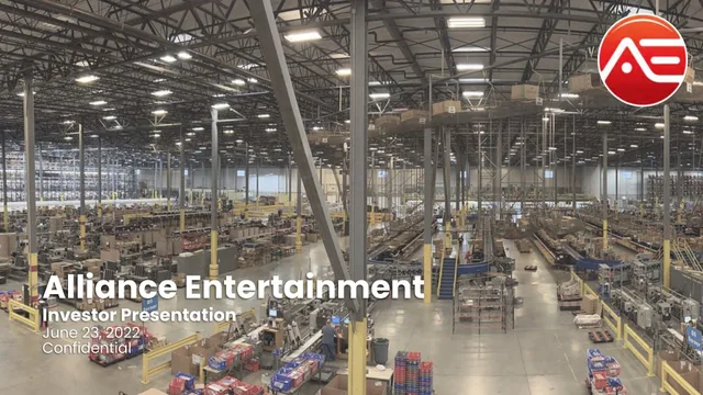 Alliance Entertaiment — Alliance Entertainment investment banking deck cover