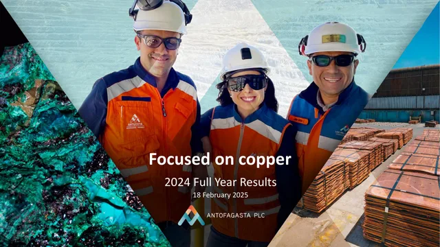 Antofagasta — Focused on copper investment banking deck cover