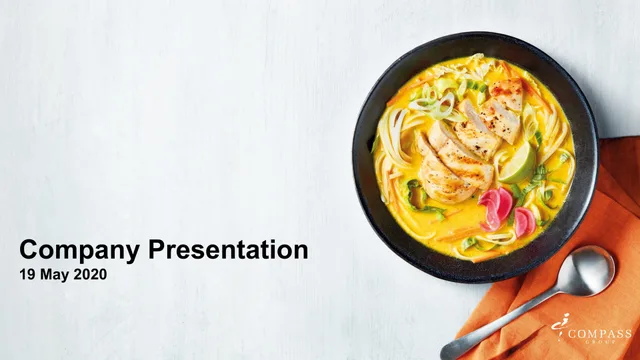 Compass Group — Company Presentation investment banking deck cover