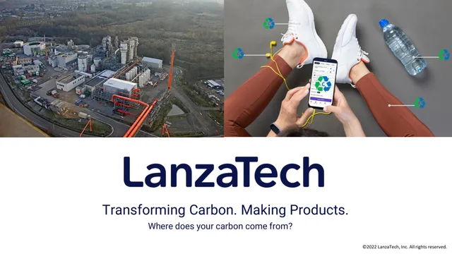 Lanzatech investment banking deck cover