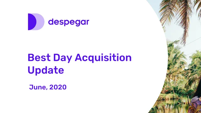 Despegar — Best Day Acquisition Update investment banking deck cover